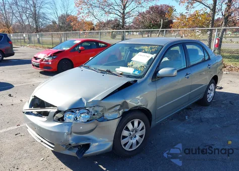 2004 Toyota Corolla Le из США, поврежденный, VIN 2T1BR38EX4C299539